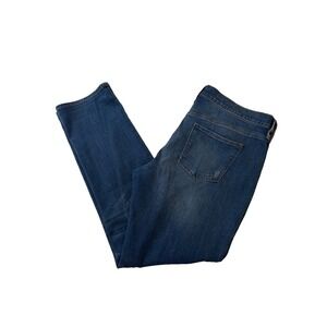 J.Crew Men's Stretch Jeans Size 32 Blue Denim Straight Leg